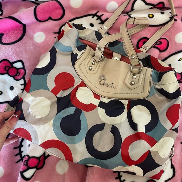 Coach | Bags | Coach Multicolor Patterned Womens Bag | Poshmark